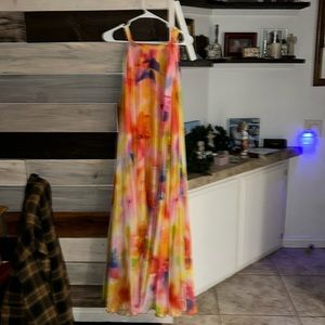 Floral Sleeveless Summer Dress